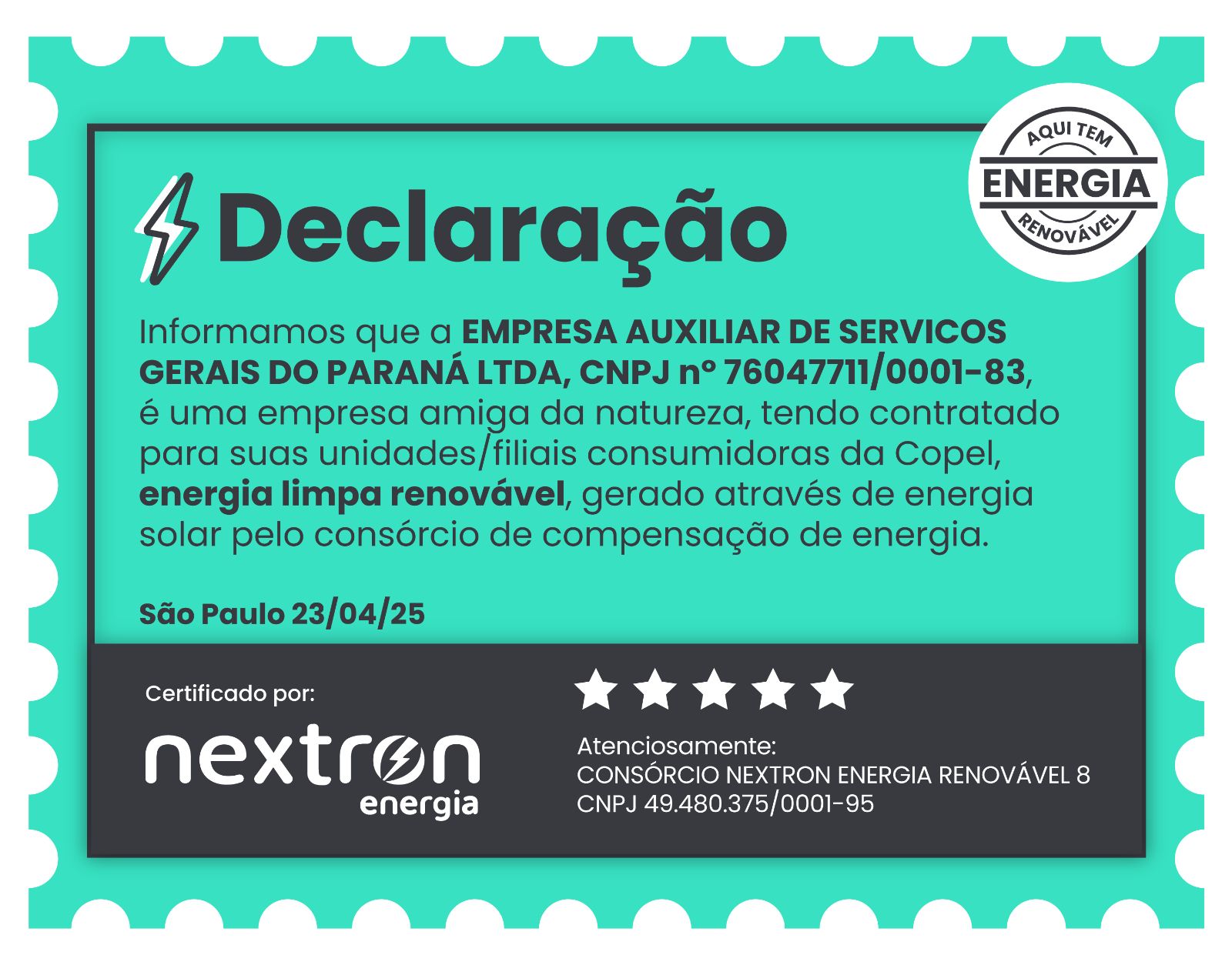 Declaração